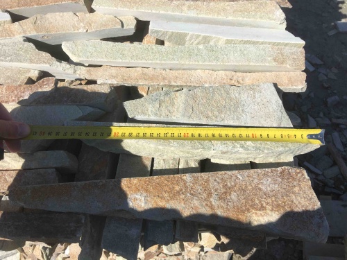 Горбушка златолит золотистый для облицовки купить в Нижних Сергах