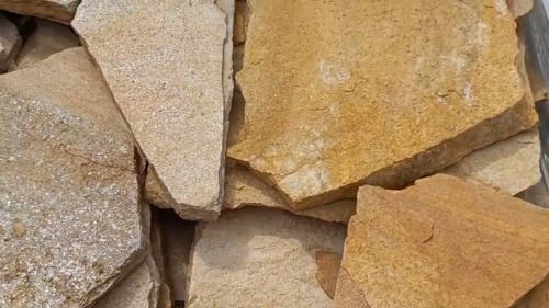 Плитняк златолит жёлтый для фасада 1,5-3 см купить в Нижних Сергах