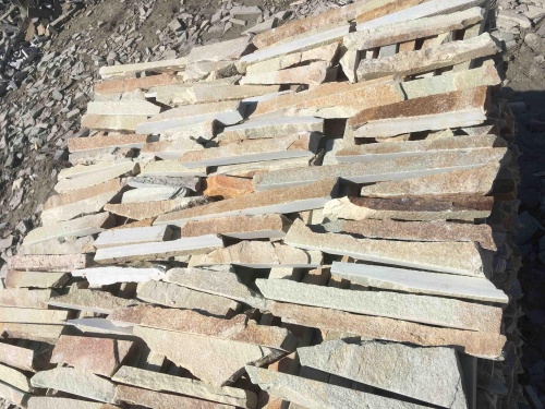 Горбушка златолит золотистый для облицовки купить в Нижних Сергах