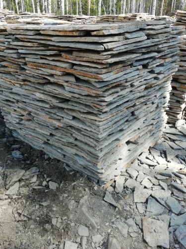 Плитняк златолит Уральский для цоколя, отмостки купить в Нижних Сергах