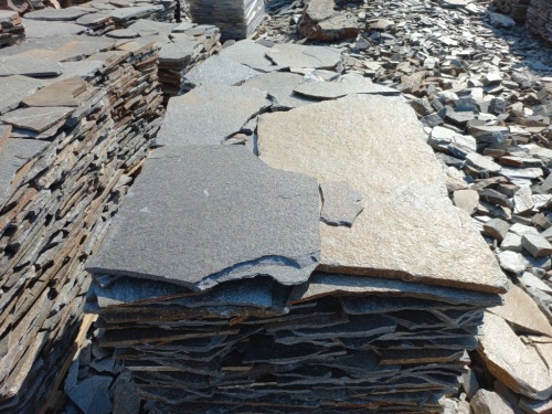 Плитняк серицит облицовочный 10-20мм купить в Нижних Сергах